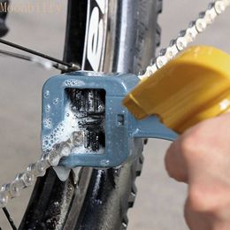 Tools Bicycle Mountain Plastic Brush Chain Bike Motorcycle Surrounded By Cleaning Washer Decontamination Scrubber for Road Cycling HKD230804