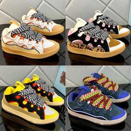 Curb Sneakers Men's and women's sports shoes designer shoes leather sports shoes pale Pimk beige yellow black purple light blue mouth white brown rubber casual shoes