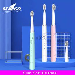 smart electric toothbrush Seago Sonic Electric Toothbrush USB Rechargeable Travel Case Waterproof Tooth Brush Adult 5 Modes Replacement Heads Gift SG-548 x0804