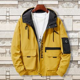 Men's Jackets Oversized Jacket Coat Waterproof Windproof Pizex Outdoor Hiking Outing Angle Explore Clothes Top Hoodie Custom Logo