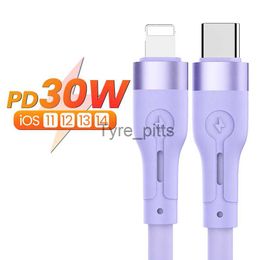 Chargers/Cables PD 30W USB C Fast Charging Cable for iPhone 14 13 12 Pro USB Type C to 8-Pin For iPhone USB Charger Cable Data Cord x0804