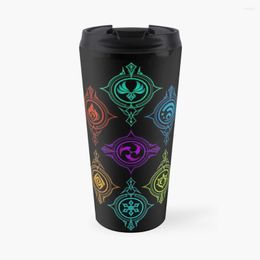 Water Bottles Elements Of World Travel Coffee Mug Thermal Glass For