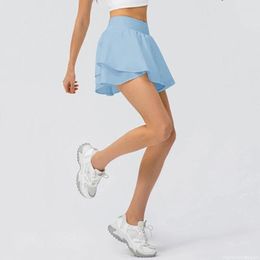 Active Shorts Women 2in1 Lightweight Pleated Tennis Skirts Running Sports 2 In Quick Dry Breathable Short