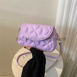 Shoulder Bags Texture Trend 2023 Autumn New Fashion Simple Solid Colour One Shoulder Bag Women's Bag Embossed Cross Small Square Bagstylishhandbagsstore