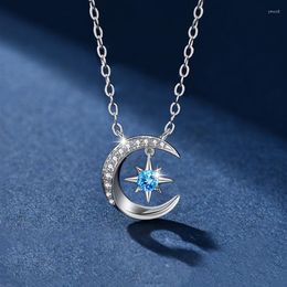 Pendant Necklaces Andralyn Simple Star Moon With 520 Gift Couple Jewellery Necklace Female Clavicle Chain For Girlfriend