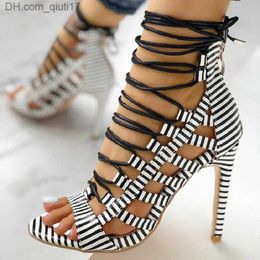 Dress Shoes High Heel Sandals Women's Shoes Cross Shoes Fashion Women's Shoes 2021 Plus Size Roman High Heel Sandals Cross Belt Sexy Sandals Z230804