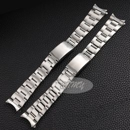 Watch Bands Accessories 13mm 17mm 19mm 20mm stainless steel Oyster Bracelet Strap Fit 230803