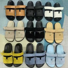 Designer Chypre Slipper Slides Sandale Sommersandalen Sandles Damen Klassische Marke Strandschuhe Lässige Slides Frau Außerhalb Hausschuhe Sliders Flip Flops mit Box NO450