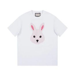 Men'S T-Shirts Mens T Shirts Designer Rabbit Printing Tee Cotton Round Collar Hip Hop Short Sleeve T-Shirt Woman Fashion Large Size Xx Dhigh