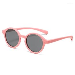 Sunglasses Silicone Children's Summer Polarized UV Protection Glasses 0-4 Year Old Baby Lentes De Sol Mujer