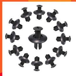 New 10/20/40/50pcs Universal Car Bumper Fender 8mm Hole Plastic Rivets Fastener Screw Car Fastener Clips for Nissan Toyota Focus Kia