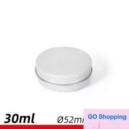 wholesale 30ml/60ml Aluminium Round Lip Balm Tin Storage Jar Containers with Screw Cap for Lip Balm, Cosmetic, Candles or Tea All-match