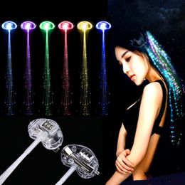 LED SwordsGuns 50pcs Party Fun Led Hair Clips Hairpin Luminous Glowing Braid Light Up Toys for Children Festival Holiday Supplies 230803