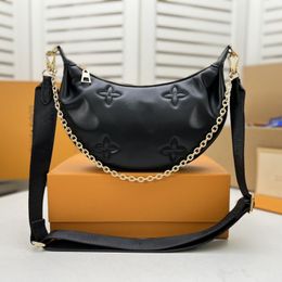 Designer Over The Moon Shoulder Bags Women Embroidery Classic Fashion Woman Leather Chains Crossbody Vintage Totes Purse