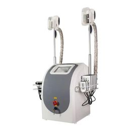 Slimming Machine Two Cryo Heads Fat Freezing Waist Slim Cavitation Rf Equipment Fat Reduction Lipo Laser 2 Freezing Handles Can Work At The