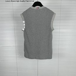 Men's T Shirts Brand Fashion Casual Vest Original Arc Sleeves Unique Design Trend Tops Women's High Quality Famous Luxury Stripe T-shirt