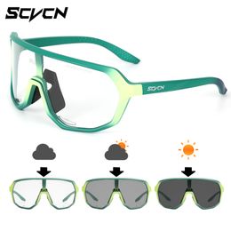 Outdoor Eyewear Sunglasses Pochromic Cycling Glasses for Men Bicycle Mountain E Bike Goggles UV400 MTB Polarised Road Women 230803