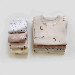 Clothing Sets 15T Toddler Kid Baby Boys Girls Clothes Set Cotton Infant Pyjamas Set Cotton Cute Sleepwear Childrens Top and Pant Suit Pj Set x0803