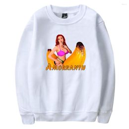 Men's Hoodies Amouranth 2D Capless Sweatshirts For Couples Fashion Winte Women/Men Funny Clothes