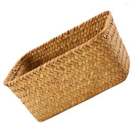 Dinnerware Sets Basket Decorative Storage Seagrass Small Hamper Woven Baskets For Portable Case Coffee Bin