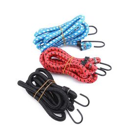 Tools Elastic Bungee Cord Hooks Bikes Rope Tie Bicycle Luggage Roof Rack Strap Fixed Band Hook Elastics Rubber Luggage Rope HKD230804