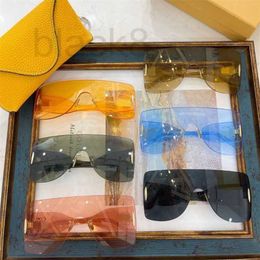 Sunglasses Designer one-piece sunglasses, box goggles, net red INS, the same all-in-one mirror, LW sunglasses CYH2