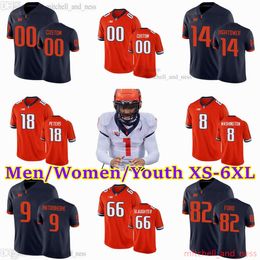 Custom XS-6XL NCAA Illinois Fighting Illini Football Jerseys 33 Jim Grabowski 26 J.C. Caroline 40 Dana Howard 3 Tony Eason 34 Rashard Mendenhall 1 Isaiah Williams