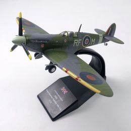 Aircraft Modle 1/72 Scale British Aeroplane Diecast Metal Plane Aircraft Model Children Toy Spitfire Fighter Alloy Diecast Plane Model 230803