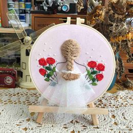 Chinese Style Products Good Friends Good Life Embroidery DIY Needlework Friendship Pattern Needlecraft for Beginner Cross Stitch(With R230804