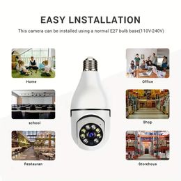 Home Guard Wireless Light Bulb Camera with 360 Degree View and 2.4G Wifi Connectivity - Secure Your Home with this Smart Security Camera