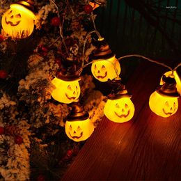 Strings Halloween LED Pumpkin Lights USB Battery Warm White Light Bar Nightclub KTV Indoor Outdoor Holiday Decorations
