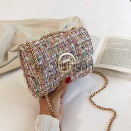 Evening Bags New tide autumn and winter retro Korean fashion Joker online celebrity chain bag slung shoulder bag J230804