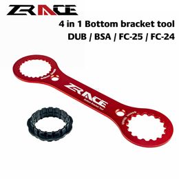 Tools ZRACE 4 in 1-floor holder Key tool compatible with DUB SHIMANO BSA / FC-25 / FC-24 CNC AL7075 DUB-BSA OPERATIONS HKD230804