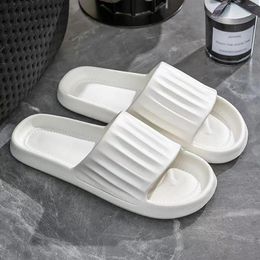 Slippers Fashion Men Women Sandals Anti Slip Wear Resistant EVA Thick Sole Comfortable Home Bathroom Flip Flops Shoes