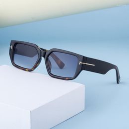 Sunglasses Doisyer Fashion Rectangle Women Summer Sandbeach Jelly Colour Small Frame Ultraviolet-proof
