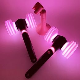 LED SwordsGuns Black Pink Light Stick Korea Kpop Ver 2 Lightstick Bluetooth Luminous Rod Concert Lamp Hiphop Flash Aid Fans Gift 230804