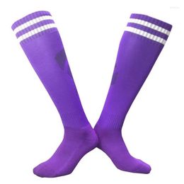 Sports Socks Kids Adult Cycle Football Thin Running Basketball Women's Knee Plain Non-slip Soccer Team Stockings