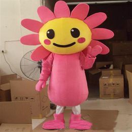 2018 Custom made EVA Material Sunflower Mascot Costume flower Cartoon Apparel Halloween Birthday2830