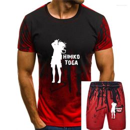 Men's Tracksuits Himiko Toga Silhouette T Shirt Comical Spring Formal Crew Neck Sunlight Cotton Printed Kawaii