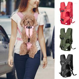 Dog Carrier Travel Pet Double Shoulder Chest Bag Portable Carrying Backpack Outdoor Bags Carring Cats Dogs
