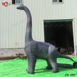 Dinossauro inflável 10 m com desenhos animados, dinossauro gigante inflável  para decoração de parque externo