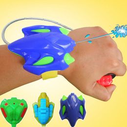 Gun Toys Summer Beach Outdoor Sports Wrist Fight Water Blaster Gun Pistol Bath Shooter Toy Swimming Wrist Water Guns Toys Boy Child Gift 230803