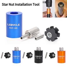 Tools Lebycle Star Nut Setter Mtb Bike Installation Tools Mountain Road Bicycle Front Fork Headset Installer Repair Kits HKD230804