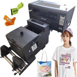 Film DTF Printer 30cm Digital T-shirt Fabric Textile Dual Eps XP600 Printhead Shaker Powder Machine Dft