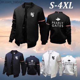 Men's Jackets 2023 Mens Bomber Jackets New Brand Print Casual Sport Zipper Hooded Warm Long Sleeve Hoodies Jacket Male Sweater Coats Clothes T230804
