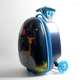 Suitcases Skateboard Riding Suitcase Children Scooter For Toys Travel Spinner Carry On Wheeled Luggage Bag Rolling Truck Kids