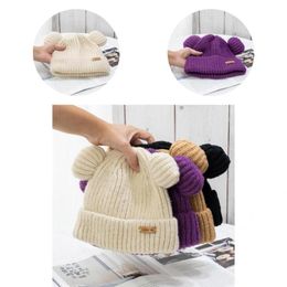 Visors Women Beanie Hat Brimless Female Japan Style Warm Knitting Cap For Dating