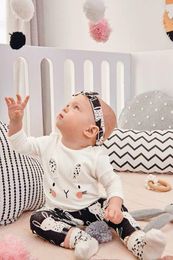 Clothing Sets Cute Toddler Baby Girl Clothes Spring Autumn Set Long Sleeve T-shirts Pants Headband Three-pieces Suit Born Outfit