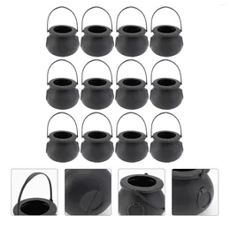Storage Bottles 12 Candy Kettles Cauldron Handheld Bucket For Party Hanging Props ( 5x7cm )