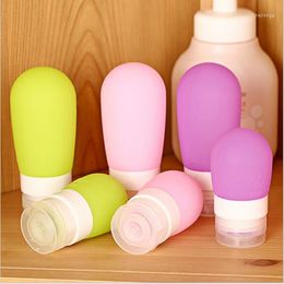 Storage Bottles Selling Silicone Refillable Portable Mini Traveller Packing Bottle Press For Lotion Shampoo Bath